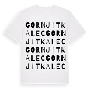 Gornji Tkalec ordlek t-shirt – ekologisk bomull t-shirt från Pinshirt