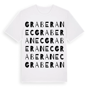 Graberanec ordlek t-shirt – ekologisk bomull t-shirt från Pinshirt