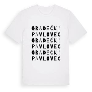 Gradečki Pavlovec ordlek t-shirt – ekologisk bomull t-shirt från Pinshirt