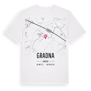 Gradna karta t-shirt – ekologisk bomull t-shirt från Pinshirt