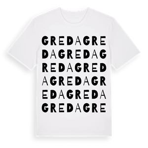 Greda ordlek t-shirt – ekologisk bomull t-shirt från Pinshirt