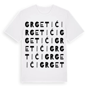 Grgetići ordlek t-shirt – ekologisk bomull t-shirt från Pinshirt