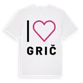 Jag älskar Grič t-shirt stort tryck