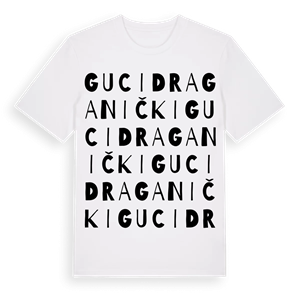 Guci Draganički ordlek t-shirt – ekologisk bomull t-shirt från Pinshirt