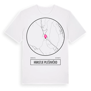 Hrastje Plešivičko t-shirt – ekologisk bomull t-shirt från Pinshirt