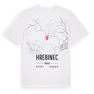 Hrebinec karta t-shirt – ekologisk bomull t-shirt från Pinshirt
