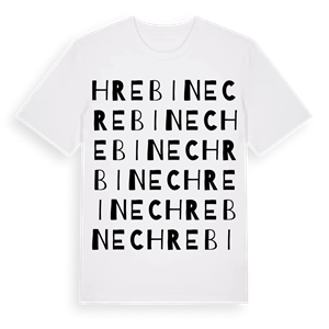 Hrebinec ordlek t-shirt – ekologisk bomull t-shirt från Pinshirt
