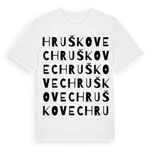 Hruškovec ordlek t-shirt – ekologisk bomull t-shirt från Pinshirt