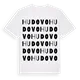 Hudovo ordlek t-shirt