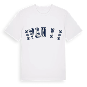 Ivančići college t-shirt – ekologisk bomull t-shirt från Pinshirt