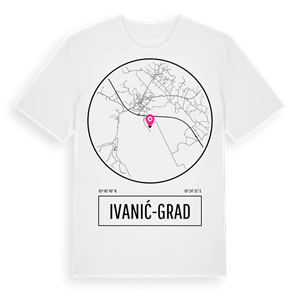 Ivanić-Grad t-shirt – ekologisk bomull t-shirt från Pinshirt