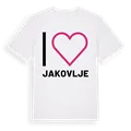 Jag älskar Jakovlje t-shirt stort tryck