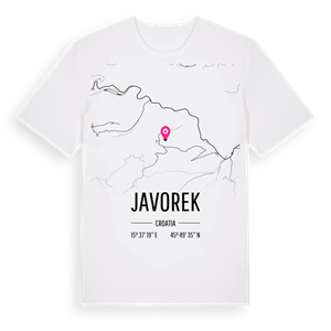 Javorek karta t-shirt – ekologisk bomull t-shirt från Pinshirt