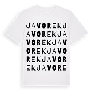 Javorek ordlek t-shirt – ekologisk bomull t-shirt från Pinshirt