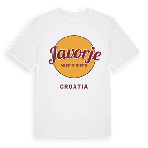 Javorje cirkel t-shirt – ekologisk bomull t-shirt från Pinshirt