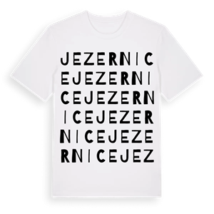 Jezernice ordlek t-shirt – ekologisk bomull t-shirt från Pinshirt