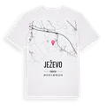 Ježevo karta t-shirt