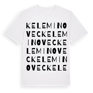 Keleminovec ordlek t-shirt – ekologisk bomull t-shirt från Pinshirt