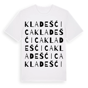 Kladešćica ordlek t-shirt – ekologisk bomull t-shirt från Pinshirt