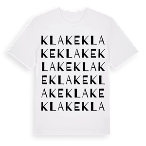 Klake ordlek t-shirt – ekologisk bomull t-shirt från Pinshirt