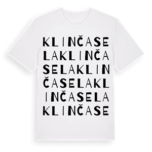 Klinča Sela ordlek t-shirt – ekologisk bomull t-shirt från Pinshirt