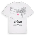 Kopčevec karta t-shirt