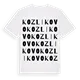 Kozlikovo ordlek t-shirt
