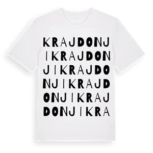 Kraj Donji ordlek t-shirt – ekologisk bomull t-shirt från Pinshirt