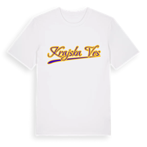Krajska Ves baseball t-shirt – ekologisk bomull t-shirt från Pinshirt