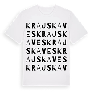 Krajska Ves ordlek t-shirt – ekologisk bomull t-shirt från Pinshirt