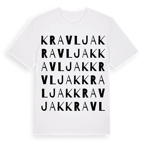Kravljak ordlek t-shirt – ekologisk bomull t-shirt från Pinshirt