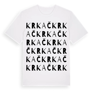 Krkač ordlek t-shirt – ekologisk bomull t-shirt från Pinshirt