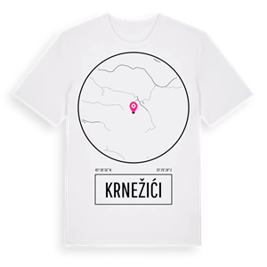 Krnežići t-shirt – ekologisk bomull t-shirt från Pinshirt