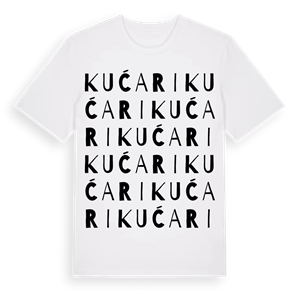 Kućari ordlek t-shirt – ekologisk bomull t-shirt från Pinshirt