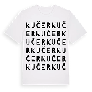 Kučer ordlek t-shirt – ekologisk bomull t-shirt från Pinshirt