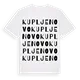 Kupljenovo ordlek t-shirt
