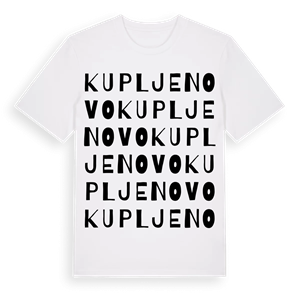 Kupljenovo ordlek t-shirt – ekologisk bomull t-shirt från Pinshirt