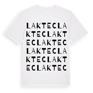 Laktec ordlek t-shirt – ekologisk bomull t-shirt från Pinshirt
