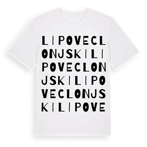 Lipovec Lonjski ordlek t-shirt – ekologisk bomull t-shirt från Pinshirt