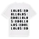 Lokošin Dol ordlek t-shirt