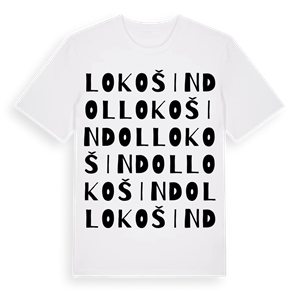 Lokošin Dol ordlek t-shirt – ekologisk bomull t-shirt från Pinshirt