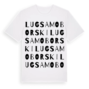 Lug Samoborski ordlek t-shirt – ekologisk bomull t-shirt från Pinshirt
