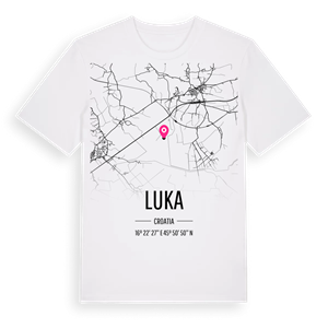 Luka karta t-shirt – ekologisk bomull t-shirt från Pinshirt