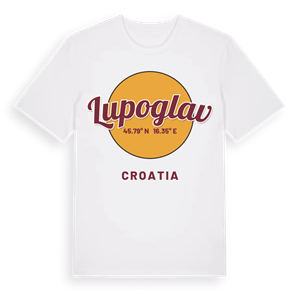 Lupoglav cirkel t-shirt – ekologisk bomull t-shirt från Pinshirt
