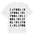 Lupoglav ordlek t-shirt