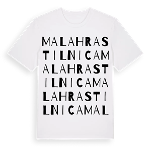 Mala Hrastilnica ordlek t-shirt – ekologisk bomull t-shirt från Pinshirt
