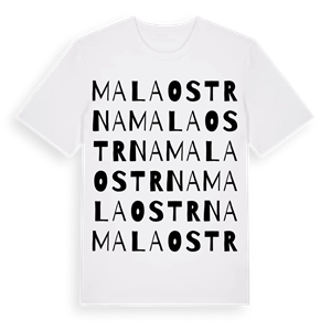 Mala Ostrna ordlek t-shirt – ekologisk bomull t-shirt från Pinshirt