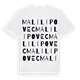 Mali Lipovec ordlek t-shirt