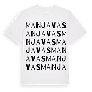 Manja Vas ordlek t-shirt – ekologisk bomull t-shirt från Pinshirt