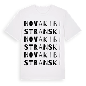 Novaki Bistranski ordlek t-shirt – ekologisk bomull t-shirt från Pinshirt